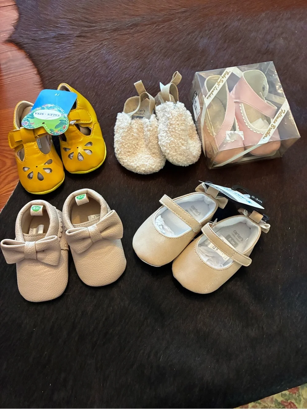 BUNDLE SHOE SALE - 5 shoes Yellow, Cream, Pink, Beige - Assorted Brands